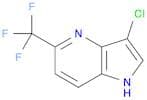 1H-Pyrrolo[3,2-b]pyridine, 3-chloro-5-(trifluoromethyl)-