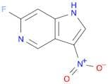 1H-Pyrrolo[3,2-c]pyridine, 6-fluoro-3-nitro-