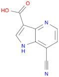 1H-Pyrrolo[3,2-b]pyridine-3-carboxylic acid, 7-cyano-
