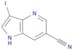 1H-Pyrrolo[3,2-b]pyridine-6-carbonitrile, 3-iodo-