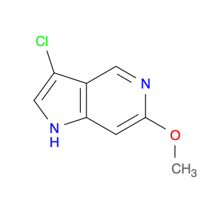 1H-Pyrrolo[3,2-c]pyridine, 3-chloro-6-methoxy-