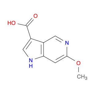 1H-Pyrrolo[3,2-c]pyridine-3-carboxylic acid, 6-methoxy-