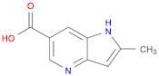 1H-Pyrrolo[3,2-b]pyridine-6-carboxylic acid, 2-methyl-