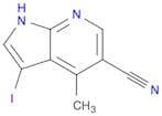 3-Iodo-4-methyl-1H-pyrrolo[2,3-b]pyridine-5-carbonitrile