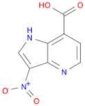 1H-Pyrrolo[3,2-b]pyridine-7-carboxylic acid, 3-nitro-
