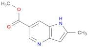 1H-Pyrrolo[3,2-b]pyridine-6-carboxylic acid, 2-methyl-, methyl ester