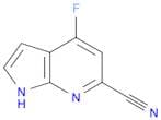 4-fluoro-1H-pyrrolo[2,3-b]pyridine-6-carbonitrile