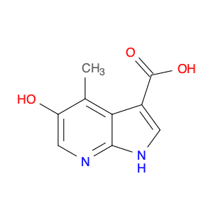 1H-Pyrrolo[2,3-b]pyridine-3-carboxylic acid, 5-hydroxy-4-methyl-