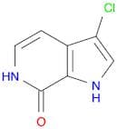7H-Pyrrolo[2,3-c]pyridin-7-one, 3-chloro-1,6-dihydro-