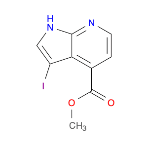 1H-Pyrrolo[2,3-b]pyridine-4-carboxylic acid, 3-iodo-, methyl ester
