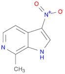 1H-Pyrrolo[2,3-c]pyridine, 7-methyl-3-nitro-