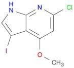 1H-Pyrrolo[2,3-b]pyridine, 6-chloro-3-iodo-4-methoxy-