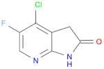 2H-Pyrrolo[2,3-b]pyridin-2-one, 4-chloro-5-fluoro-1,3-dihydro-