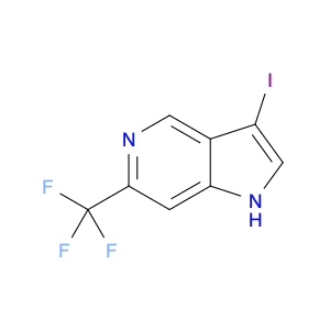 1H-Pyrrolo[3,2-c]pyridine, 3-iodo-6-(trifluoromethyl)-