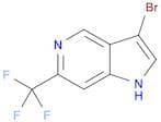 1H-Pyrrolo[3,2-c]pyridine, 3-bromo-6-(trifluoromethyl)-