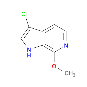 1H-Pyrrolo[2,3-c]pyridine, 3-chloro-7-methoxy-