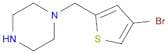 1-[(4-Bromo-2-thienyl)methyl]piperazine