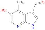 1H-Pyrrolo[2,3-b]pyridine-3-carboxaldehyde, 5-hydroxy-4-methyl-