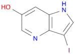 1H-Pyrrolo[3,2-b]pyridin-6-ol, 3-iodo-