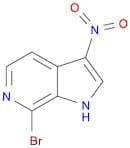 1H-Pyrrolo[2,3-c]pyridine, 7-bromo-3-nitro-