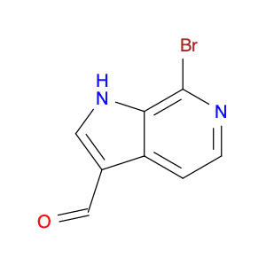 1H-Pyrrolo[2,3-c]pyridine-3-carboxaldehyde, 7-bromo-
