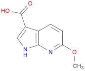 1H-Pyrrolo[2,3-b]pyridine-3-carboxylic acid, 6-methoxy-