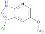 3-Chloro-5-methoxy-1H-pyrrolo[2,3-b]pyridine