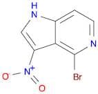 4-Bromo-3-nitro-1H-pyrrolo[3,2-c]pyridine
