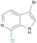 1H-Pyrrolo[2,3-c]pyridine, 3-bromo-7-chloro-