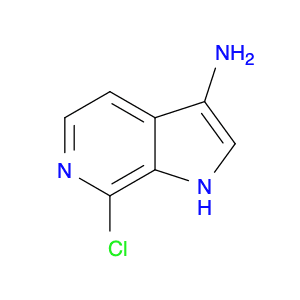 1H-Pyrrolo[2,3-c]pyridin-3-amine, 7-chloro-