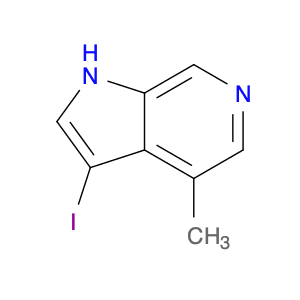 1H-Pyrrolo[2,3-c]pyridine, 3-iodo-4-methyl-