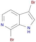 1H-Pyrrolo[2,3-c]pyridine, 3,7-dibromo-