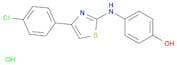 Phenol, 4-[[4-(4-chlorophenyl)-2-thiazolyl]amino]-, hydrochloride (1:1)