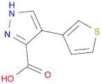 1H-Pyrazole-3-carboxylic acid, 4-(3-thienyl)-
