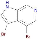 1H-Pyrrolo[2,3-c]pyridine, 3,4-dibromo-