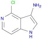 1H-Pyrrolo[3,2-c]pyridin-3-amine, 4-chloro-