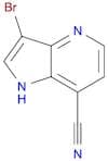 1H-Pyrrolo[3,2-b]pyridine-7-carbonitrile, 3-bromo-