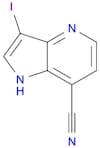 1H-Pyrrolo[3,2-b]pyridine-7-carbonitrile, 3-iodo-