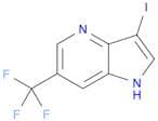 1H-Pyrrolo[3,2-b]pyridine, 3-iodo-6-(trifluoromethyl)-