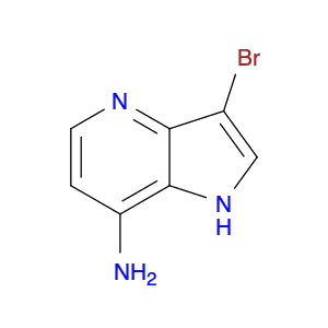 1H-Pyrrolo[3,2-b]pyridin-7-amine, 3-bromo-