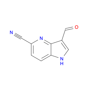 3-Formyl-1H-pyrrolo[3,2-b]pyridine-5-carbonitrile