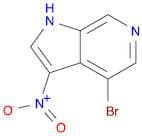 1H-Pyrrolo[2,3-c]pyridine, 4-bromo-3-nitro-