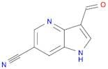 3-Formyl-1H-pyrrolo[3,2-b]pyridine-6-carbonitrile