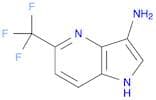1H-Pyrrolo[3,2-b]pyridin-3-amine, 5-(trifluoromethyl)-