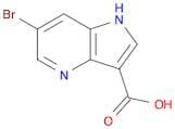1H-Pyrrolo[3,2-b]pyridine-3-carboxylic acid, 6-bromo-