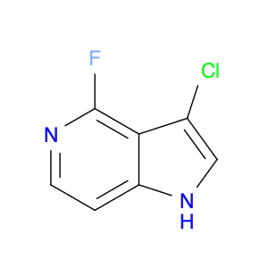 1H-Pyrrolo[3,2-c]pyridine, 3-chloro-4-fluoro-