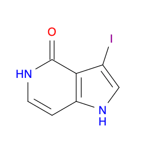 4H-Pyrrolo[3,2-c]pyridin-4-one, 1,5-dihydro-3-iodo-