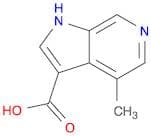 1H-Pyrrolo[2,3-c]pyridine-3-carboxylic acid, 4-methyl-