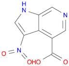 1H-Pyrrolo[2,3-c]pyridine-4-carboxylic acid, 3-nitro-