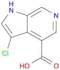 3-Chloro-1H-pyrrolo[2,3-c]pyridine-4-carboxylic acid